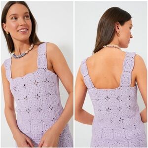 Lavender Crochet Tank Top